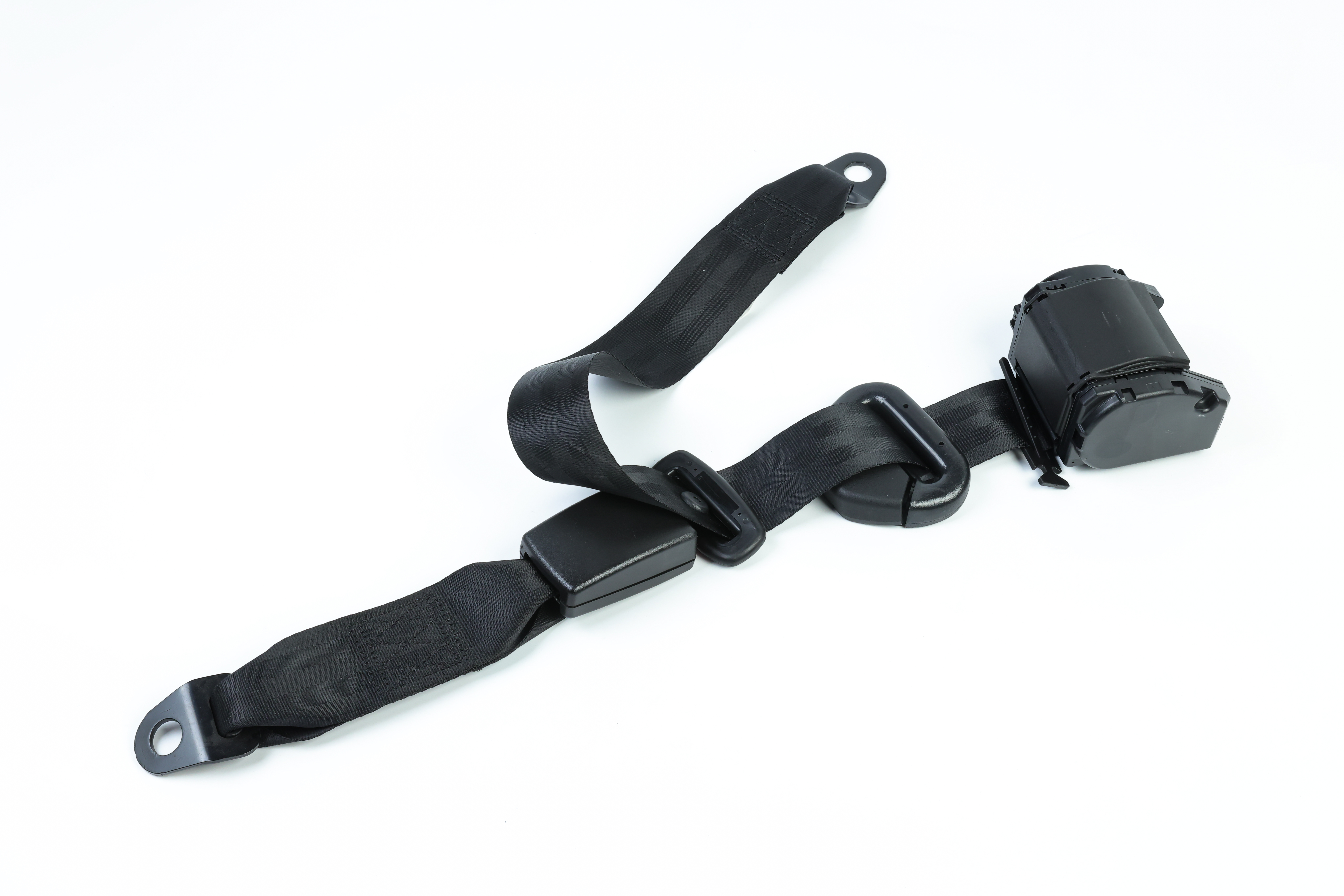 Automatic three-point seat belt