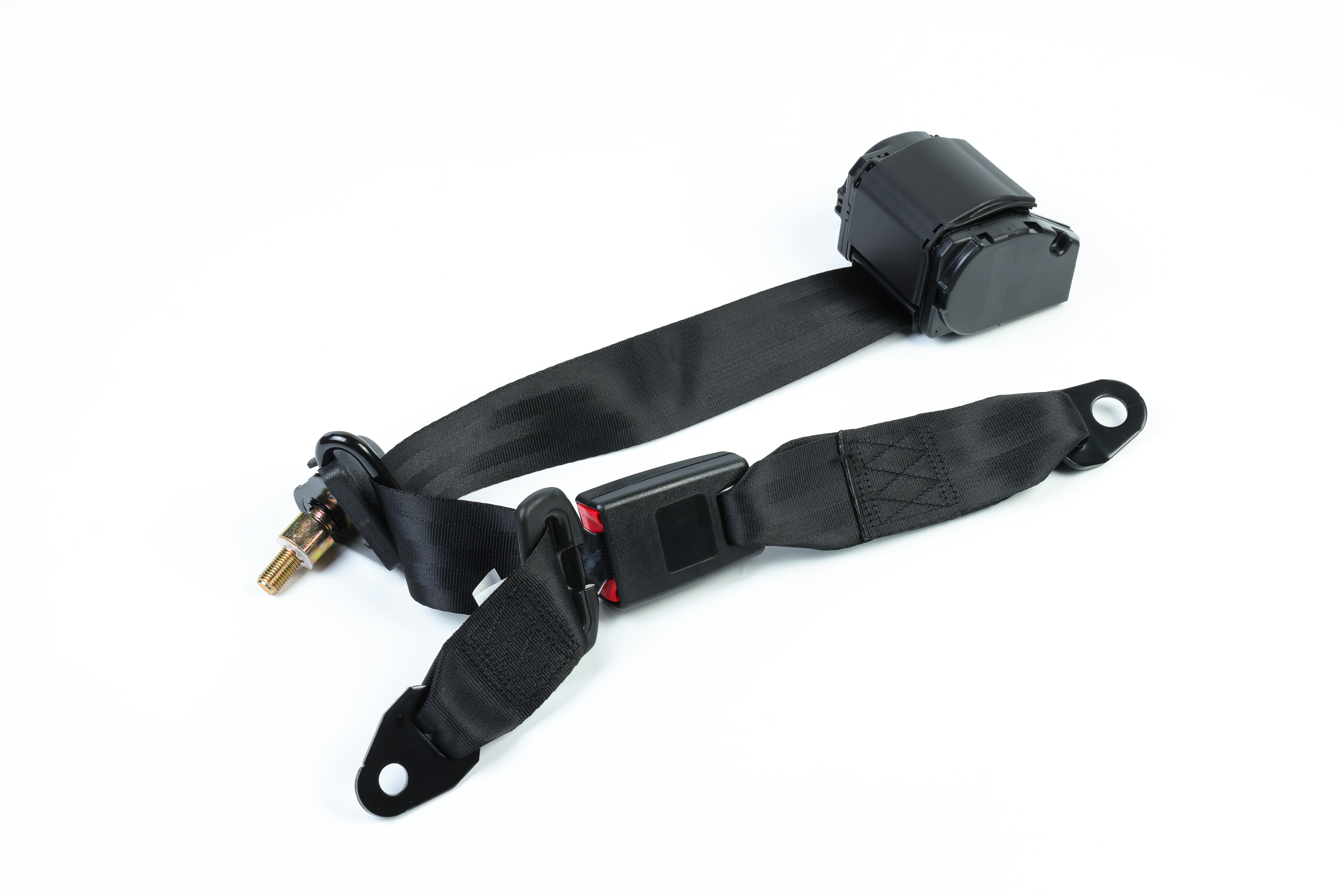 Automatic three-point seat belt