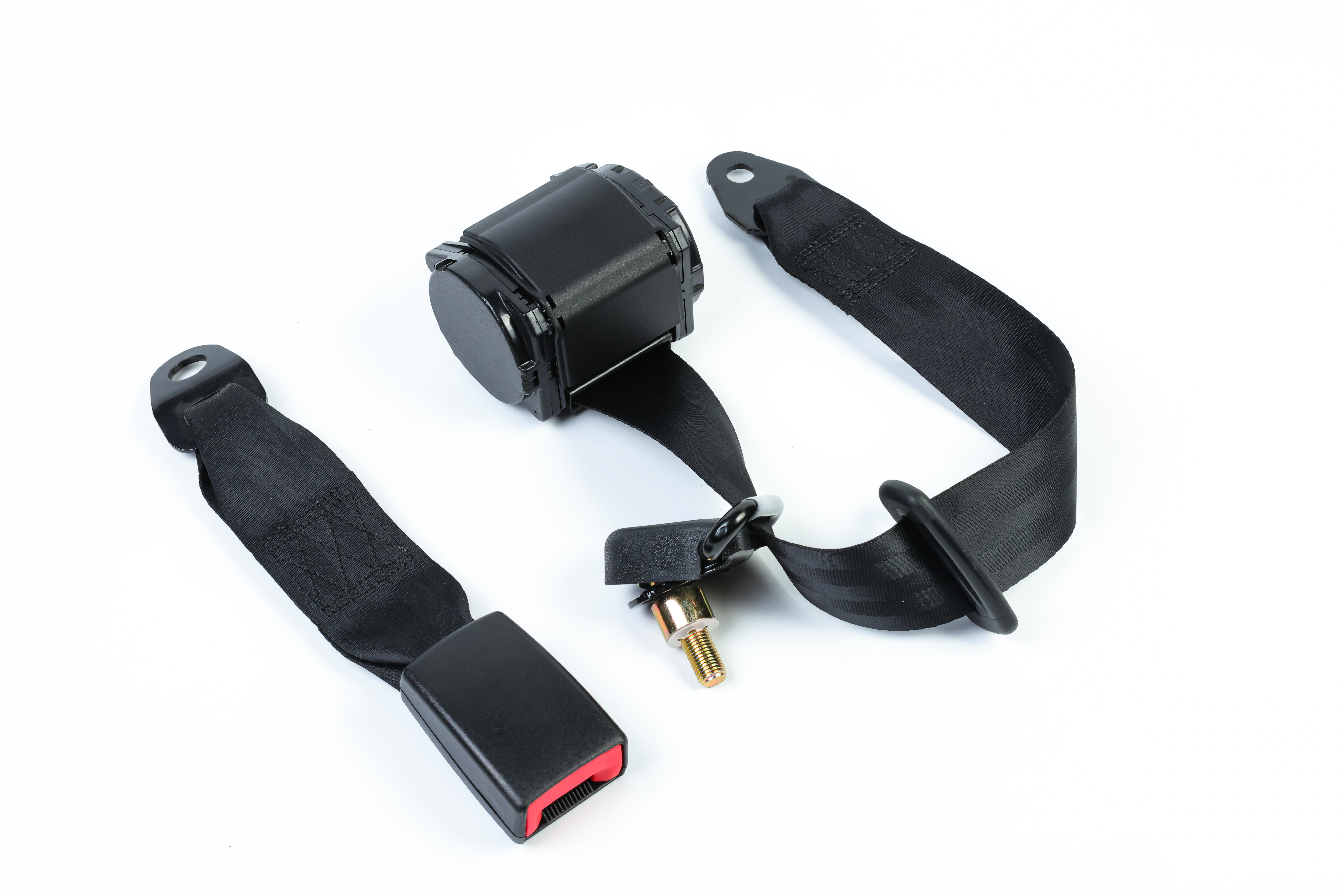 Automatic three-point seat belt