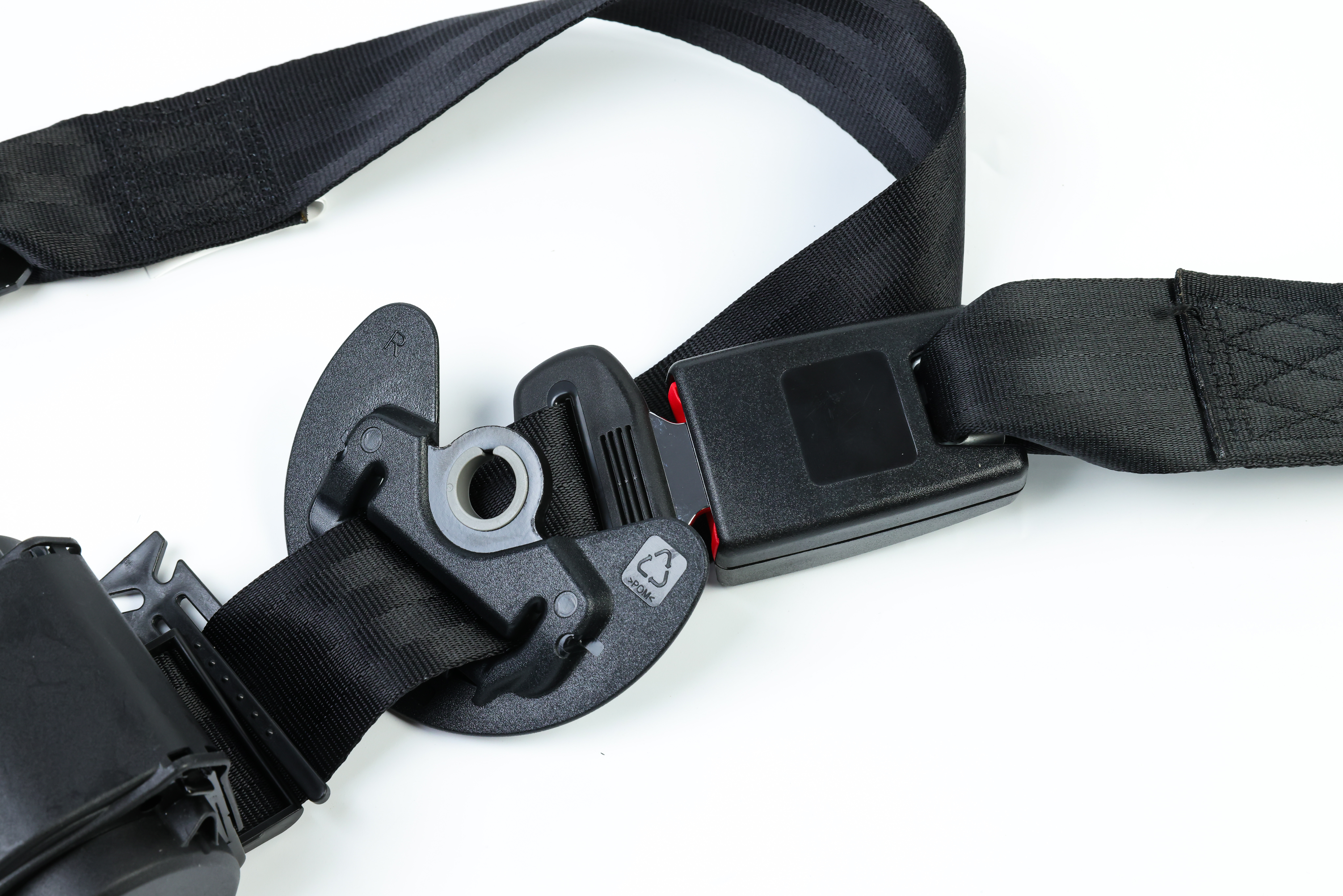 Automatic three-point seat belt