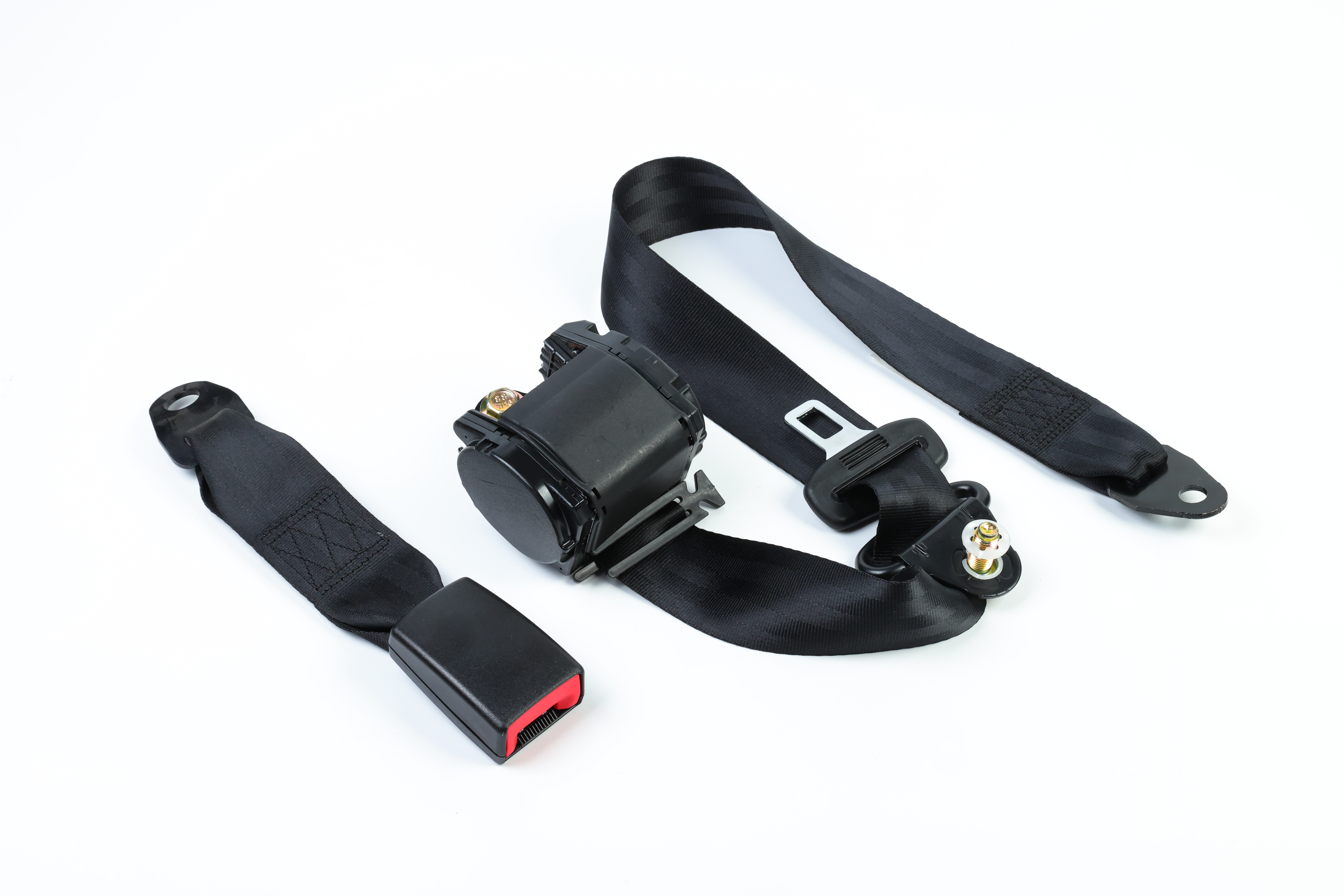 Automatic three-point seat belt