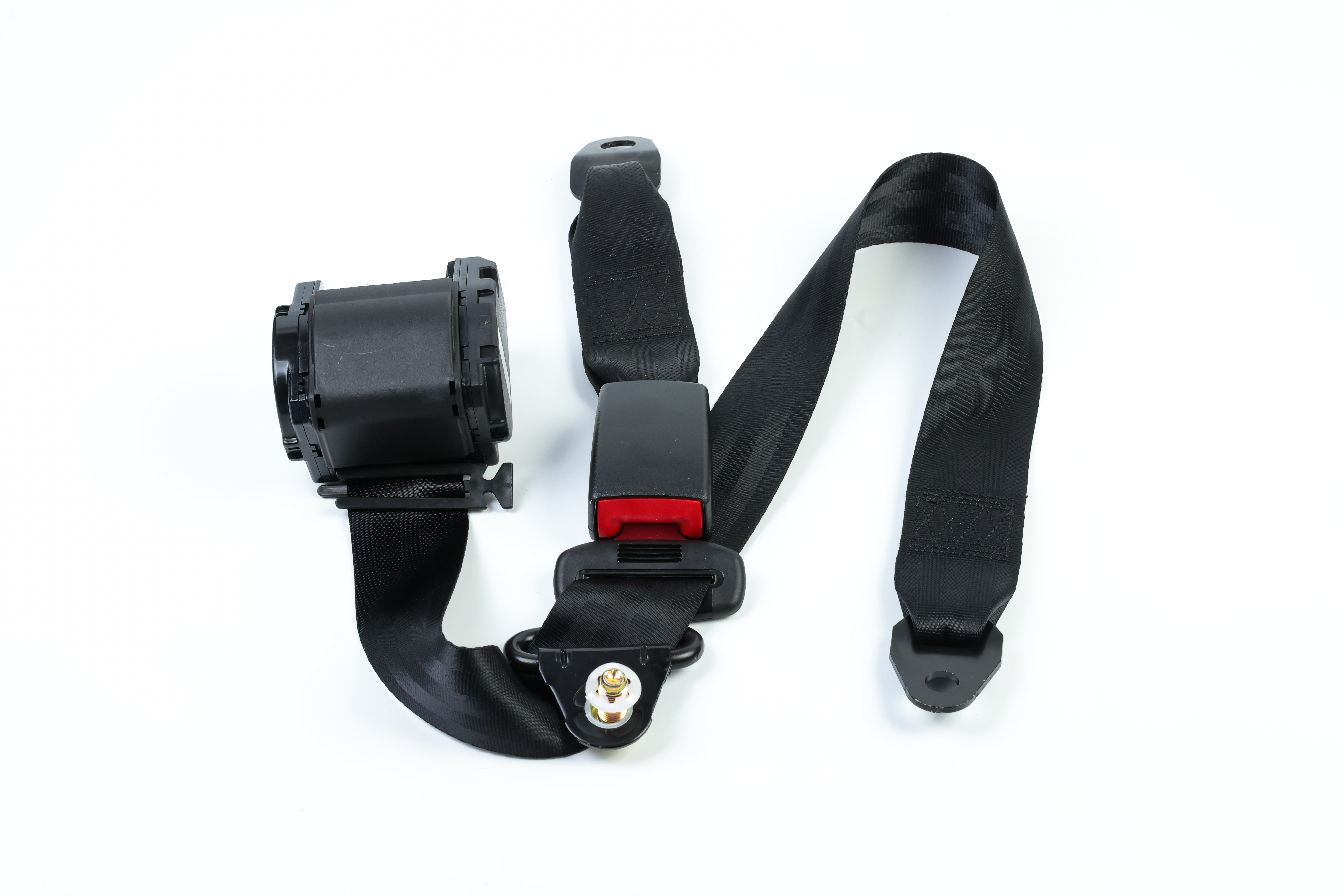 Automatic three-point seat belt