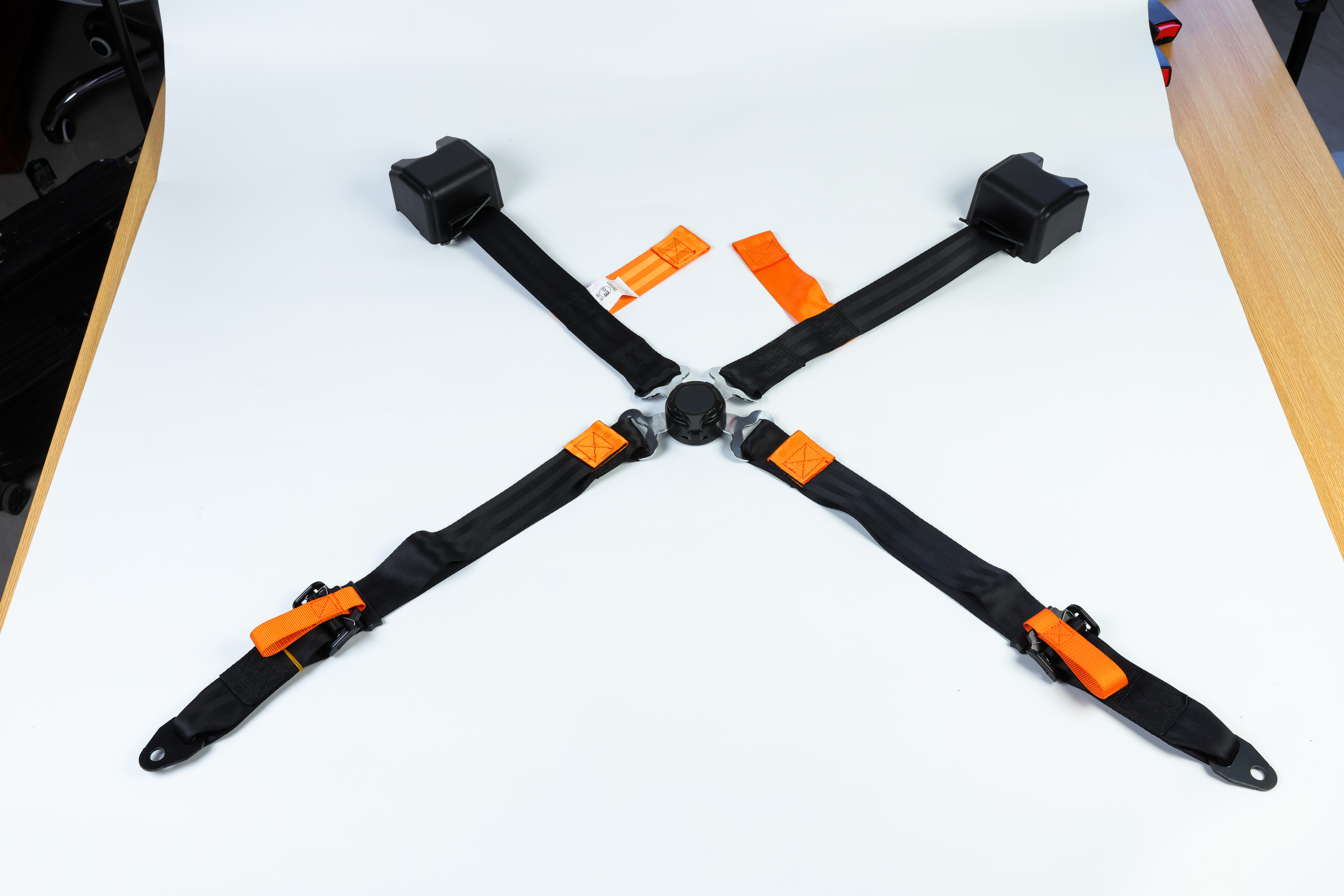 Four point seat belt