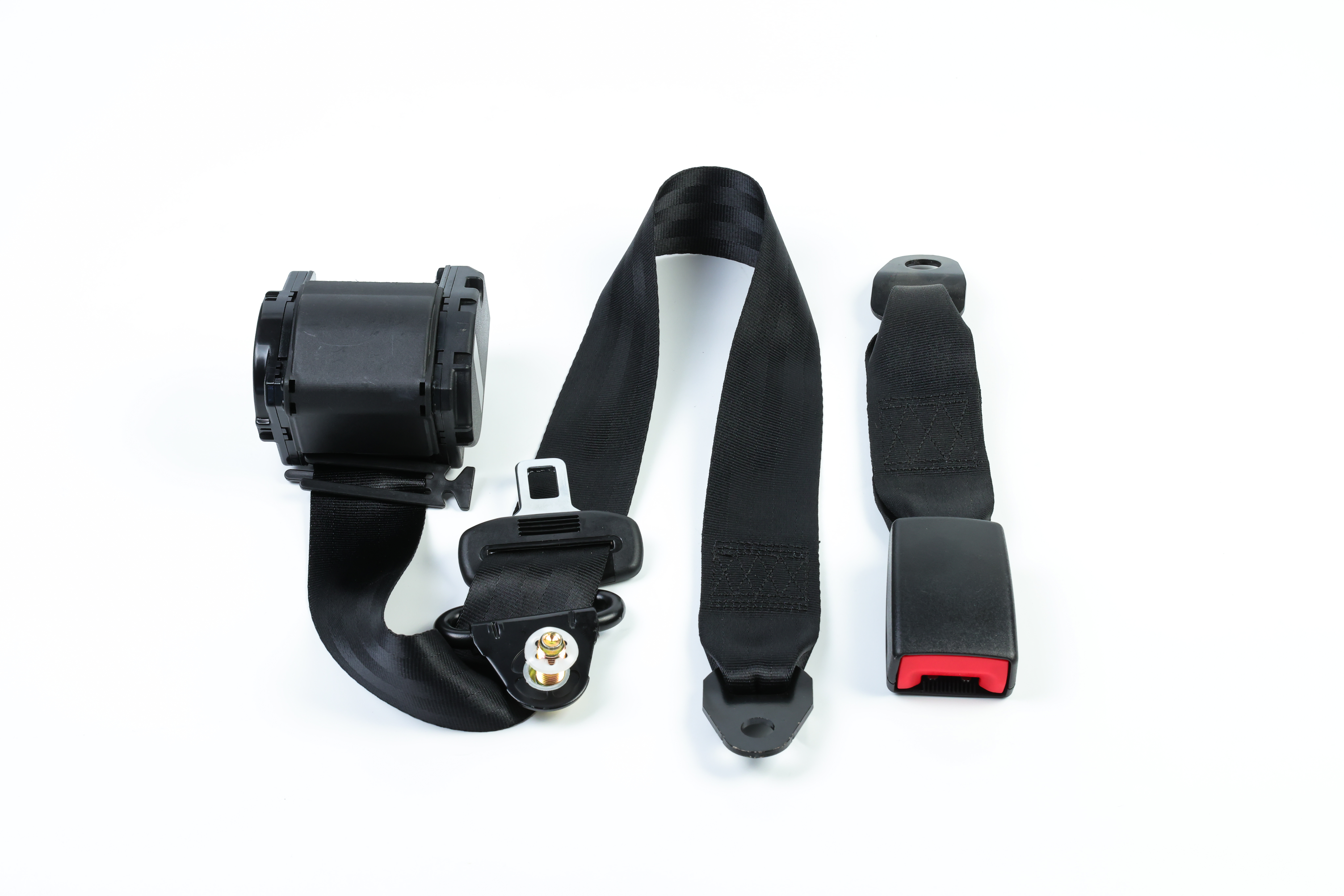 Automatic three-point seat belt