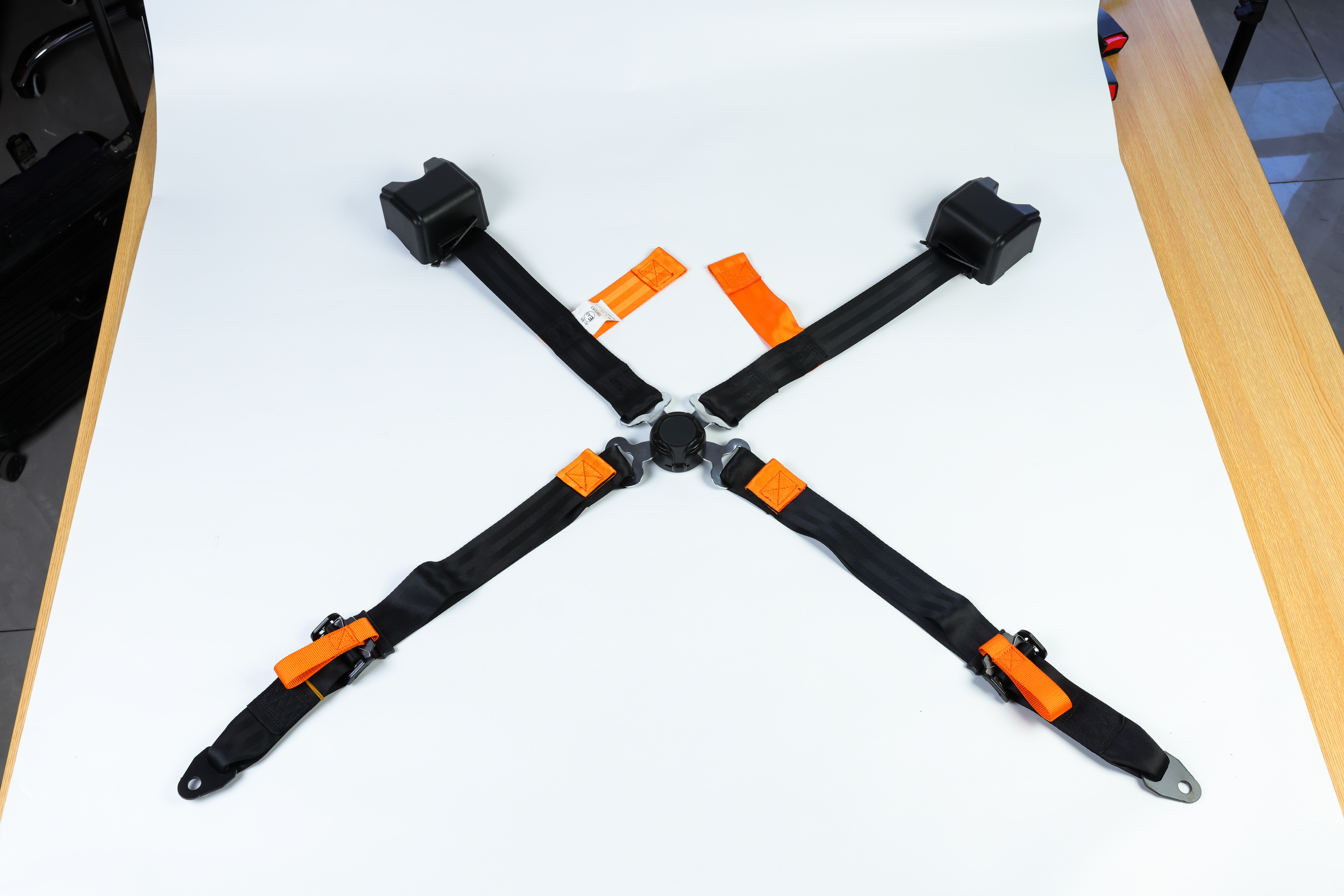 Four point seat belt